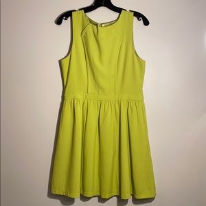Lime Green A-Line Dress